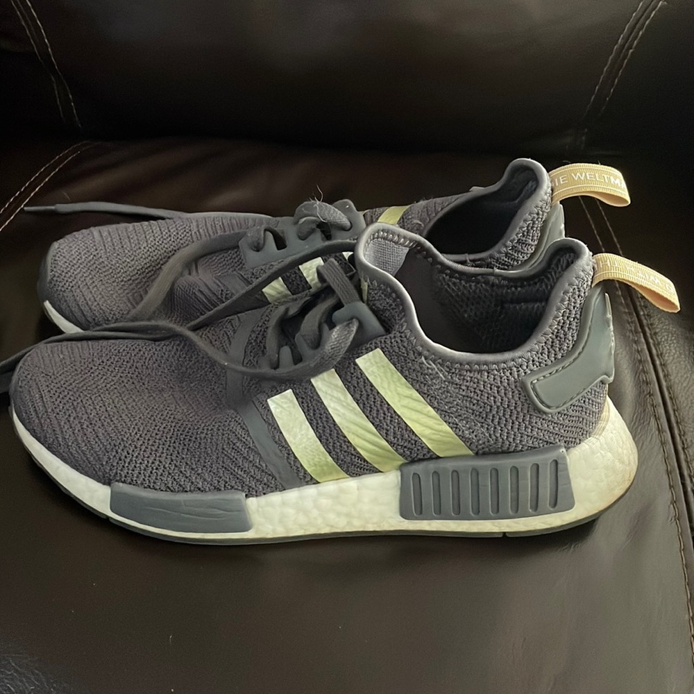 Adidas NMD 9 Gray/White/Gold Sneakers